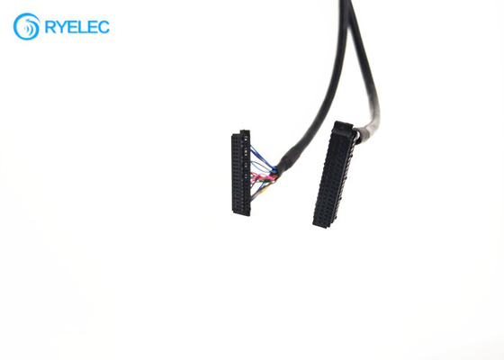 28AWG Okrągły elektroniczny kabel LVDS do wyświetlacza / laptopa / komputera dostawca