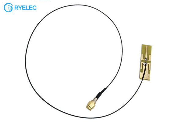 48 * 18mm Pcb żółty prostokąt Wifi Antena 2.4ghz 5.8ghz Dual Band Sma Connector dostawca