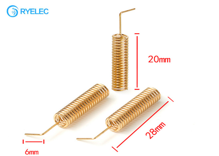 Sprężyna 3 Dbi 433 MHZ Antena Helical Copper Cewka Innerspring Pin Omni Antena dostawca