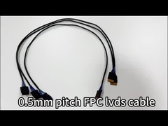 OEM/ODM 30 pin LVDS Kabel WL1258h-20P TO HRS DF13-2 Lvds Display Connector