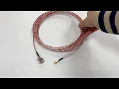 Gniazdo N do wtyczki Mcx Kątowy, pozłacany zespół kabla koncentrycznego Rf