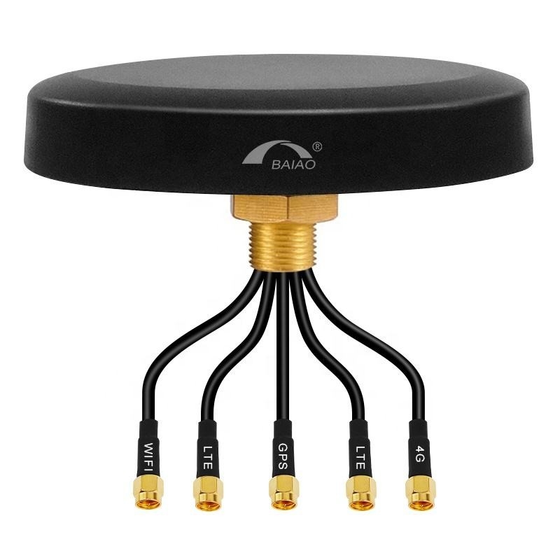 Antena Combo Puck Hockey 4G LTE 5-w-1 z wodoodporną kombinacją GPS MIMO WiFi 2,4 GHz