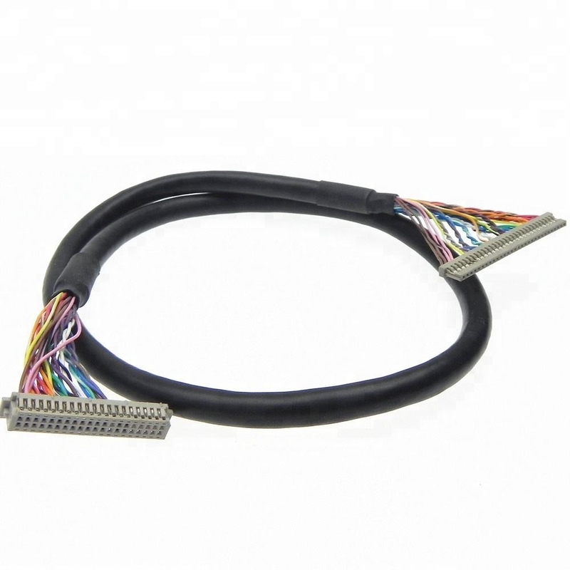 Niestandardowy wyświetlacz LCD  Zespół kabla LVDS Df13 1,25 mm Gniazdo Pitch DF20-20DS-1C 20 Pin