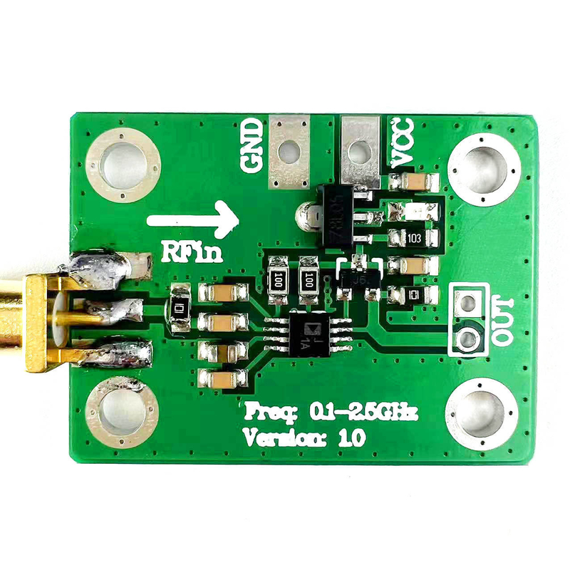 AD8313 Detektor logarytmiczny -72dBm -2dBm 0.1-2.5GHz Płata analizatora mocy RF 7-15V Power Microwave Radio Detection Module