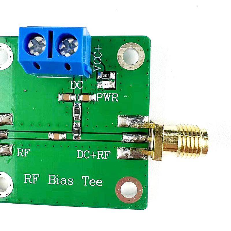 RF Bias Tee Feed szerokopasmowy bloker mikrofalowy DC 10-6000MHz 6GHz do wzmacniacza niskiego hałasu radiowego HAM RTL SDR LNA