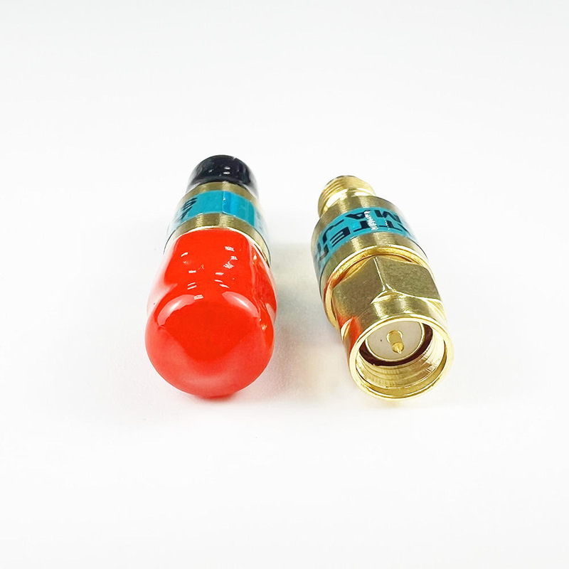 2W DC-6GHz SMA Mężczyzna do SMA Kobieta Koaksjalny Attenuator RF 1/2/3/5/6/10/15/30db Attenuator SMA Stałe złącza Płytka złota