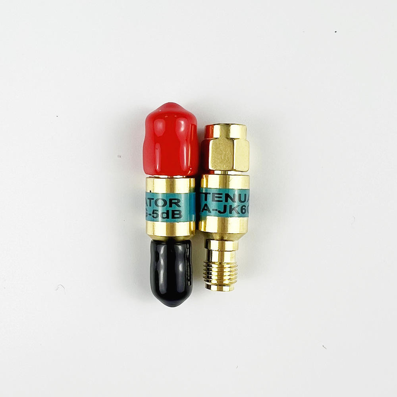 2W DC-6GHz SMA Mężczyzna do SMA Kobieta Koaksjalny Attenuator RF 1/2/3/5/6/10/15/30db Attenuator SMA Stałe złącza Płytka złota