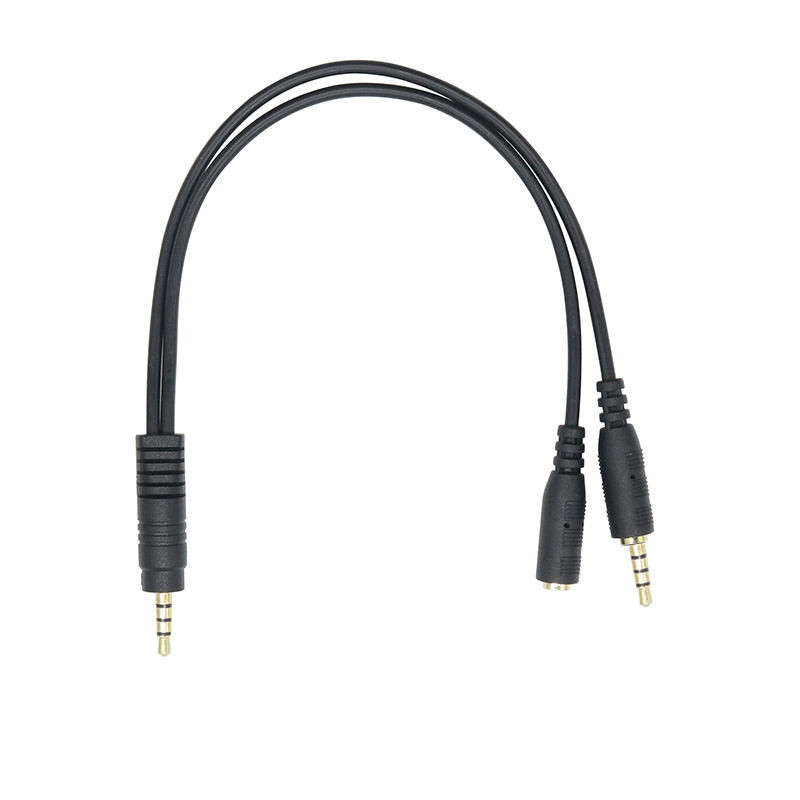 Rozszerzenie kabli 2 w 1 3.5 Stereo Plug do 3.5 Stereo Plug do 4/1 