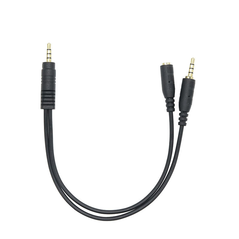 Rozszerzenie kabli 2 w 1 3.5 Stereo Plug do 3.5 Stereo Plug do 4/1 