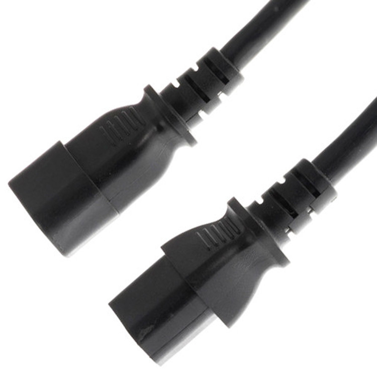 RY C13 do C14 10a 250v przewód zasilania 18 Awg C14 Mate z gniazdkiem C13