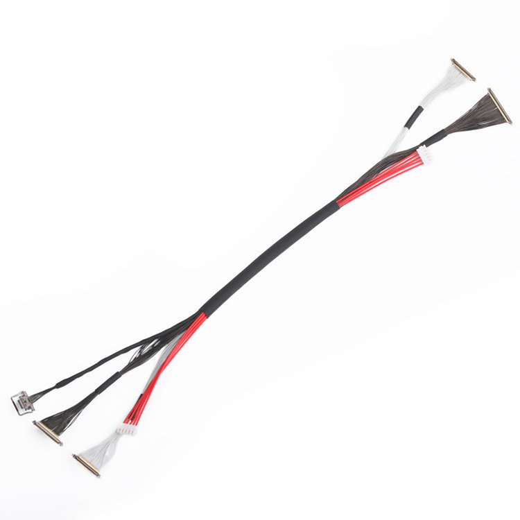 20531 50P Wyrównanie pionowe Mikrokosacyjny Kabel mm Złącze pod kątem prawym Kabelina-Ux Ii 20531-050t-02 0.25