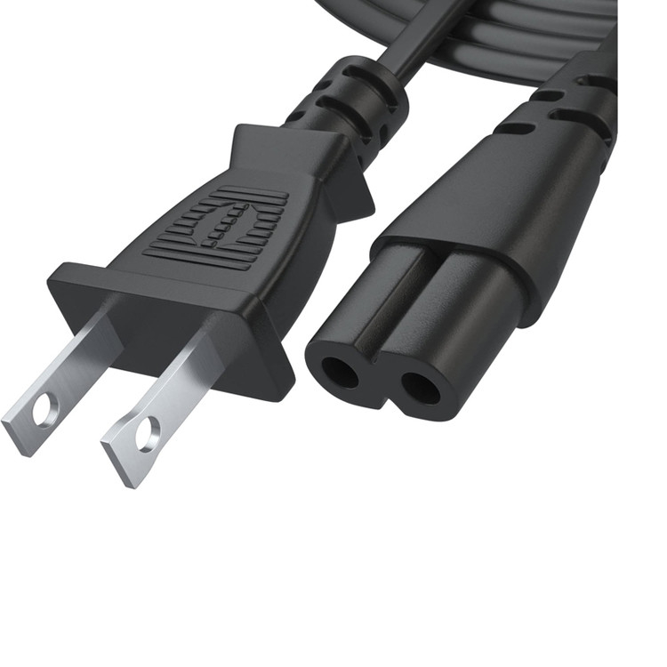 RY 12 stóp elektryczny przewód zasilania 2 Prong Ac Wall Plug 2 Slot Led LCD