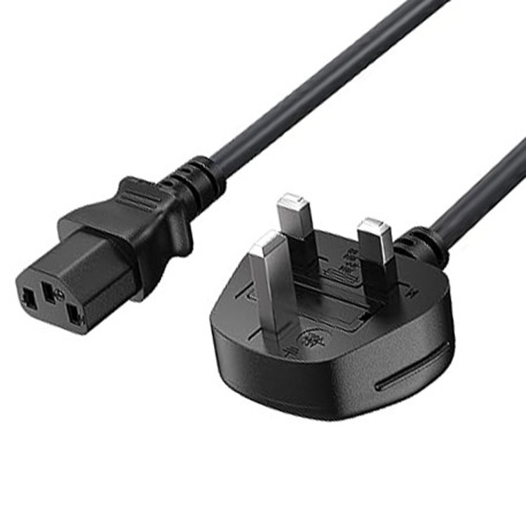 RY C13 do UK Wtykacz przewodu zasilania Bs1363 18awg 250v Długość dla większości komputerów Drukarki i inne urządzenia