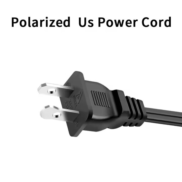 Dobrą jakość czysta miedź 120V 18 Awg 2pin C7 Extension Line Spt-2 White AC Power Cord 5FT 2 Prong For Home Appliance Lap