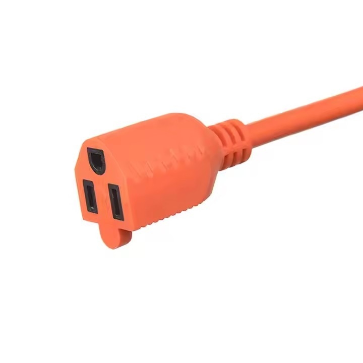 SJWT #12/14/16 AWG kabel przedłużeniowy 10A 13A 15A 125V rodzaje uziemienie 3pin elektryczne 125v USA przewody zasilania