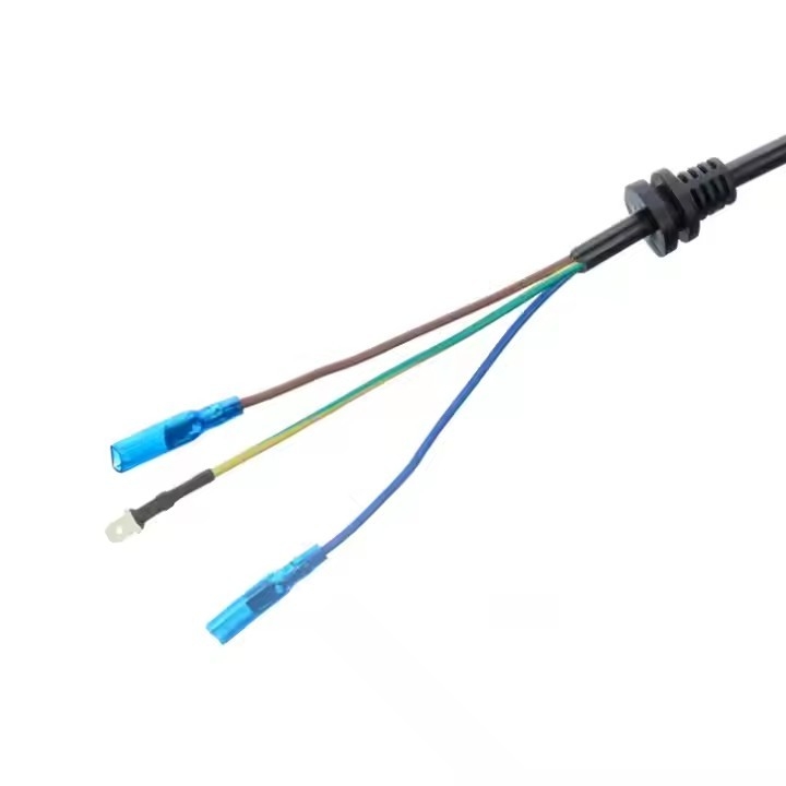 ETL Certified 3-Copper Core SJTW 10/12/14 Awg 3 Prong PVC Izolowany Drut Nema 5-15p To Bare End Kable zasilania AC