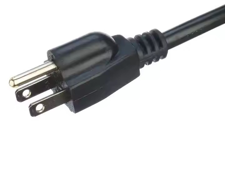 ETL Certified 3-Copper Core SJTW 10/12/14 Awg 3 Prong PVC Izolowany Drut Nema 5-15p To Bare End Kable zasilania AC