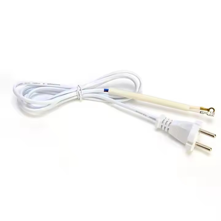 Gorąca sprzedaż 2 Pin 220v 16a Włókno z przędzy Lampa LED E27 Dc Miedź Linka elektryczna Karachi do żelaza w Pakistanie