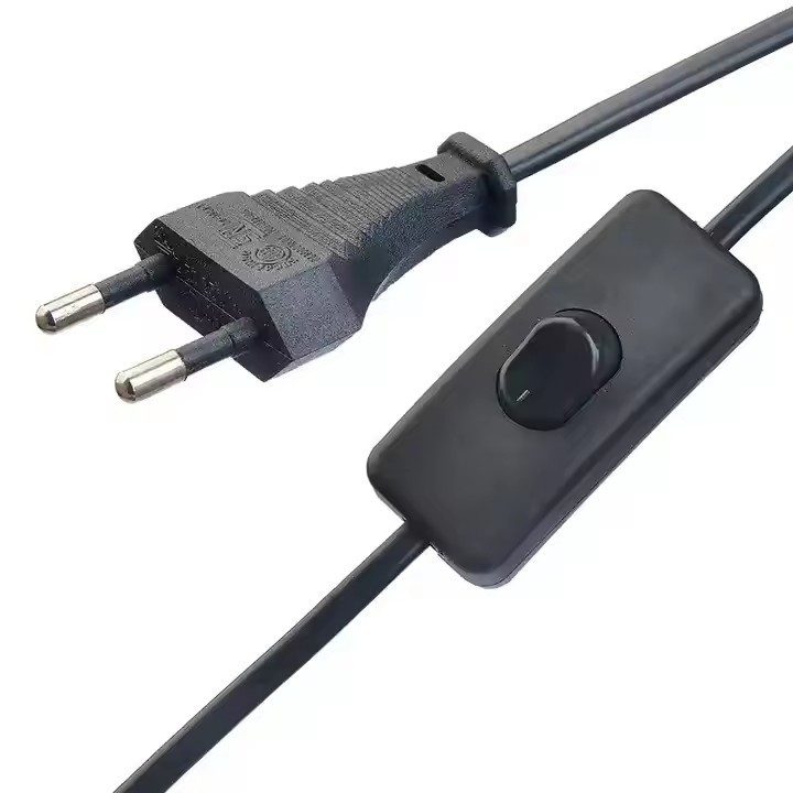 SNI zatwierdzone 2 szpilki Typ C7 Rysunek 8 Kształt Wtyczka kobieca Czarny kabel zasilający 1.2M/1.5M/1.8M Długość Restauracja domowa