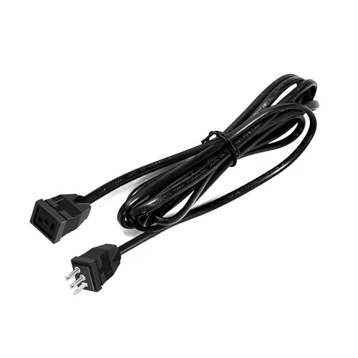 ETL UL817/CSA C22.2 SJT 3X14 Do 10AWG 3 Pin US Black Power Cord Extension Przemysłowe przewody rozszerzające US Do oświetlenia