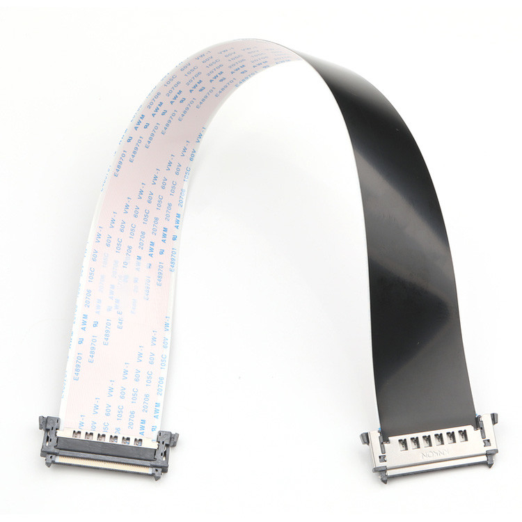 RE51 CONNGolden Pins UP FPC FFC Cable 51 Pin 0,5 mm Pitch Flexible Flat Cable 300 mm Długość