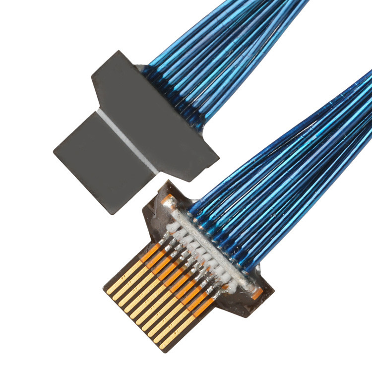 OEM / ODM FPC-010T-01 FFC FPC Kable dopasowujące płytę łącznika IPEX MINIFLEX® 5-BFN II 20542-010E-01Weld Side Up