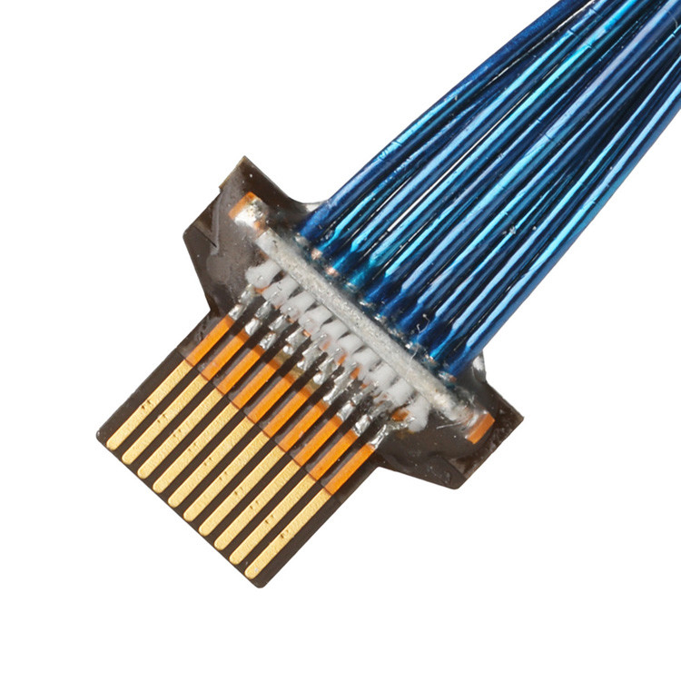 OEM / ODM FPC-010T-01 FFC FPC Kable dopasowujące płytę łącznika IPEX MINIFLEX® 5-BFN II 20542-010E-01Weld Side Up