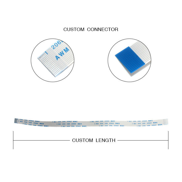 16 Pin FFC FPC Kabel AWM 20628 0,5 Pitch Do połączenia PCB z łącznikiem wyświetlacza LVDS