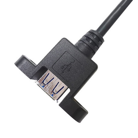 Przemysł Przesyłki przewodowe USB 3.0 Panel Mount A X2 do 20 Pin Header Płyty głównej Custom