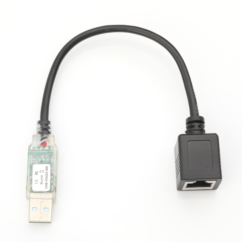 Przemysłowe adaptery kablowe na zamówienie USB-A RJ422 do RS232 Port sieciowy Kabel debugowy inżynierii sieciowej