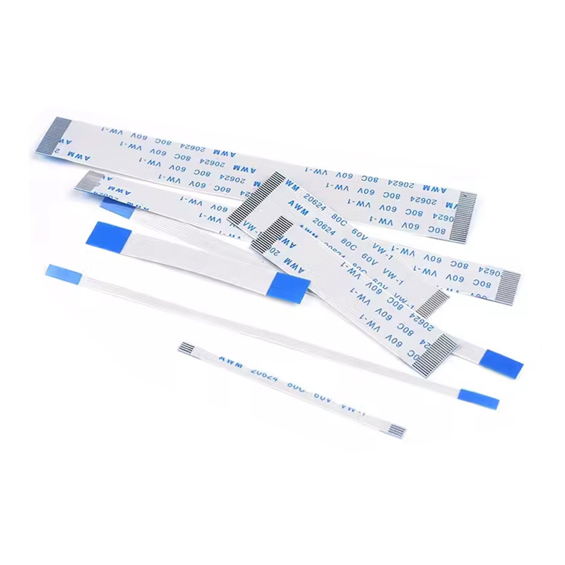 Ffc / Fpc Kabel płaski elastyczny Awm 20624 80c 60v Vw-1 0,5 mm 1,0 mm 6pin/8p/5p-20pin Obwody Fpc/Ffc Przęgi drutu