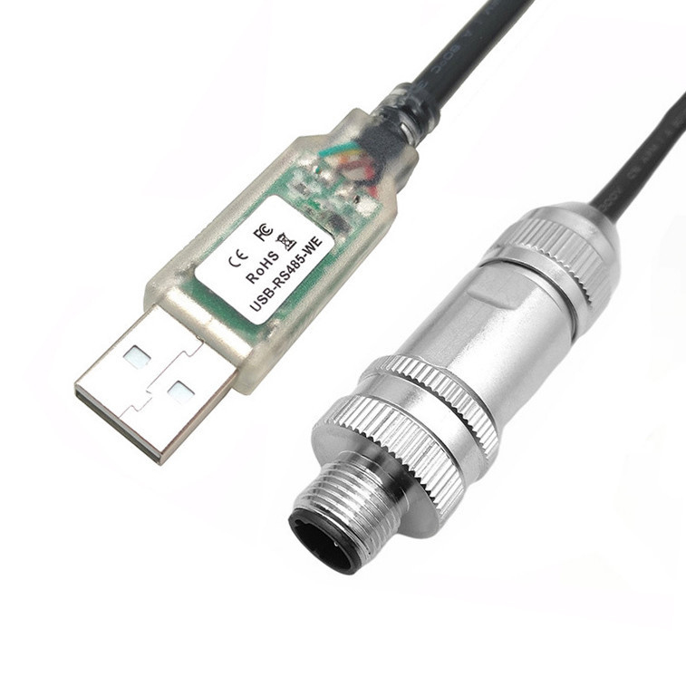 Dedykowany złącze robotu przemysłowego USB do RS485 Kabel seryjny do M12