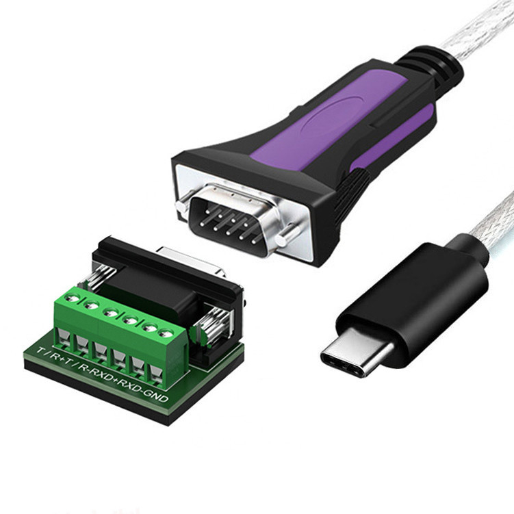 Kabel indywidualny klasy przemysłowej dla TYPU-C do RS485-DB9/RS422-DB9 CONN Connector B DB9 Male