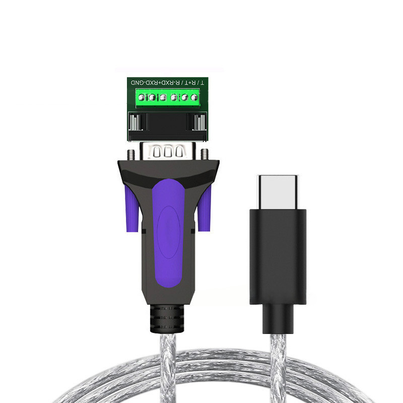 Kabel indywidualny klasy przemysłowej dla TYPU-C do RS485-DB9/RS422-DB9 CONN Connector B DB9 Male