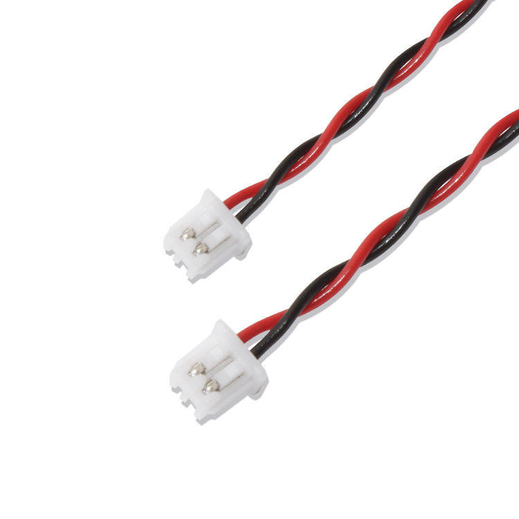 RY Brand JST Wire Harness XHP-2 Kabel łącznikowy 22AWG UL1007 Czarny Czerwony 2P