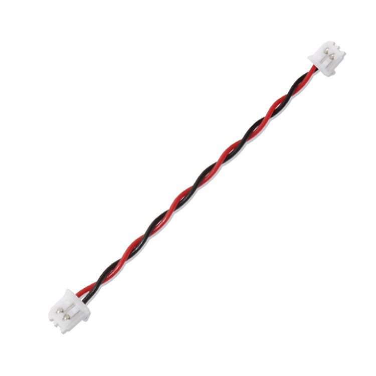 RY Brand JST Wire Harness XHP-2 Kabel łącznikowy 22AWG UL1007 Czarny Czerwony 2P