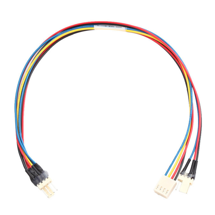 Fabryka Niestandardowy JST JH 2,5 mm 4-Pin Molex 4-Wire Fan Y Kabel Zgromadzenie Lvds 4-Pin Kabel łącznikowy