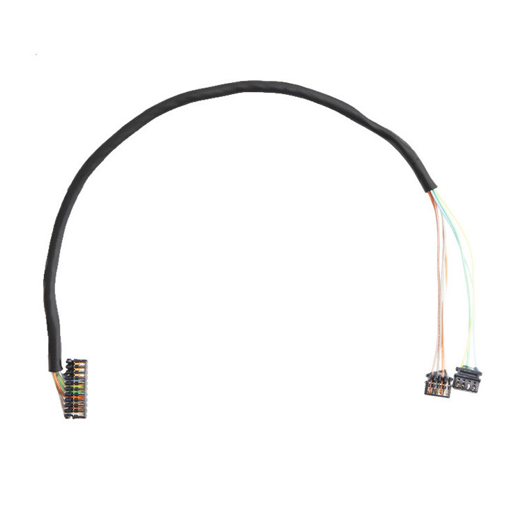 Fabryka Niestandardowy 0,6 Pitch JST 04XSR do JST 10XSR IDC Wire Harness Cable Assembly