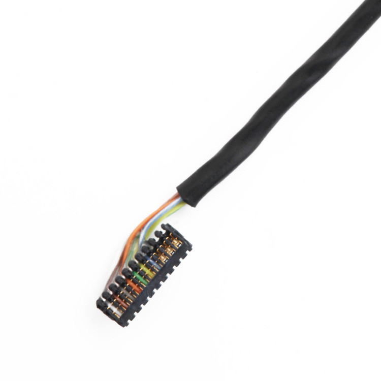 Fabryka Niestandardowy 0,6 Pitch JST 04XSR do JST 10XSR IDC Wire Harness Cable Assembly
