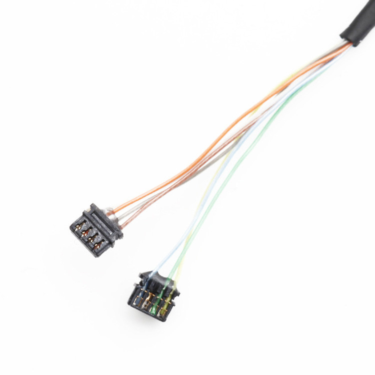 Fabryka Niestandardowy 0,6 Pitch JST 04XSR do JST 10XSR IDC Wire Harness Cable Assembly