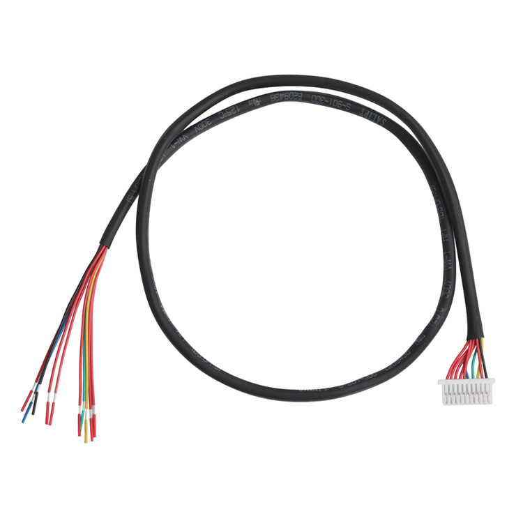 Lvds Cable 10P JST SHLP-10V-S-B Do Semi-Stripped Harnesses Niestandardowe zestawy kabli koaksjalnych Automotive