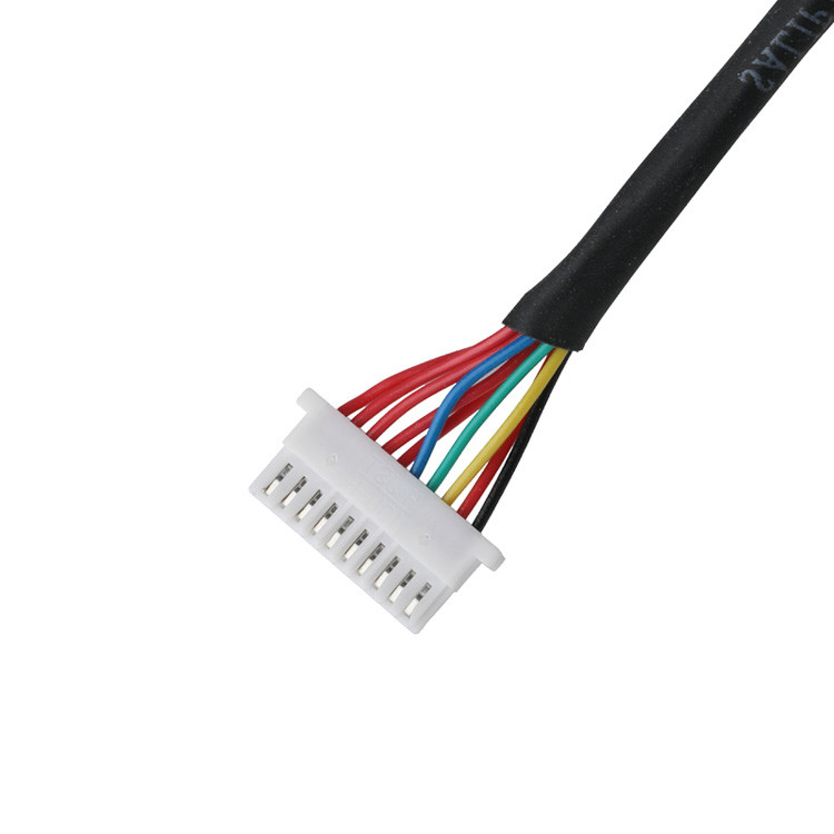 Lvds Cable 10P JST SHLP-10V-S-B Do Semi-Stripped Harnesses Niestandardowe zestawy kabli koaksjalnych Automotive