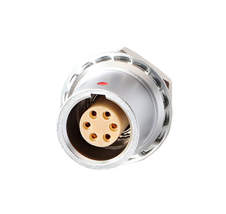 IP68 Push Pull Self Locking Industrial Control B Series Z6 6 Pin Kobieta Do 6 Pin Sensor sygnału