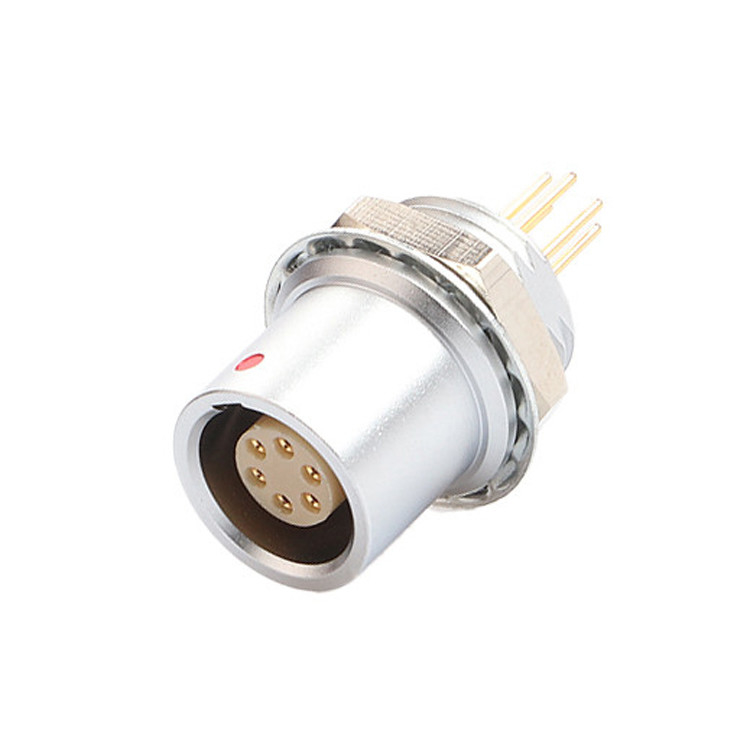 IP68 Push Pull Self Locking Industrial Control B Series Z6 6 Pin Kobieta Do 6 Pin Sensor sygnału