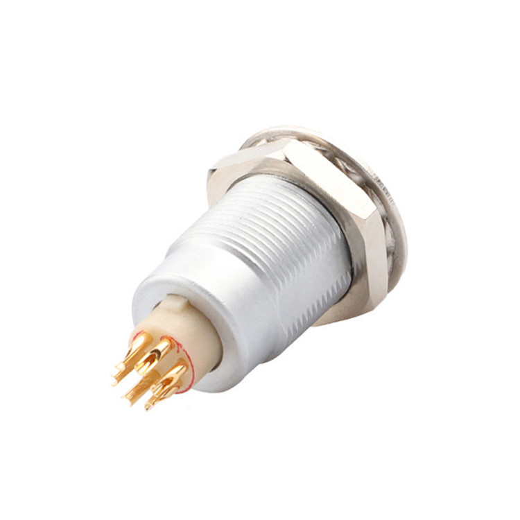 Push Pull Self Locking Z1 Series 6 pin okrągły złącze kobiece wodoodporne Industrial
