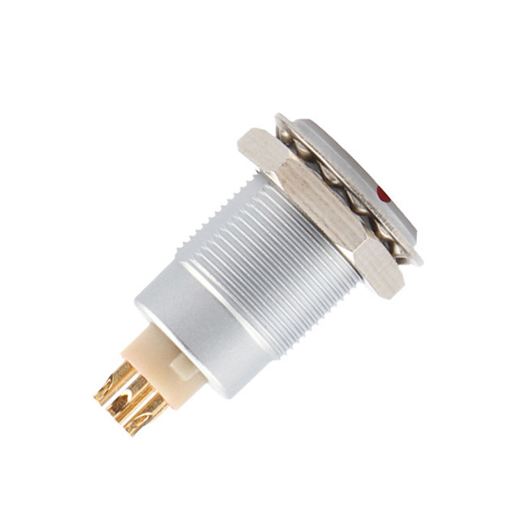 Push Pull Self Locking Z1 Series 6 pin okrągły złącze kobiece wodoodporne Industrial