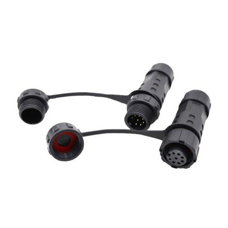 Fabryka Mini M12 8 Pin okrągły złącze wtyczki wodoodporne Industrial IP67 Mężczyzna / Kobieta