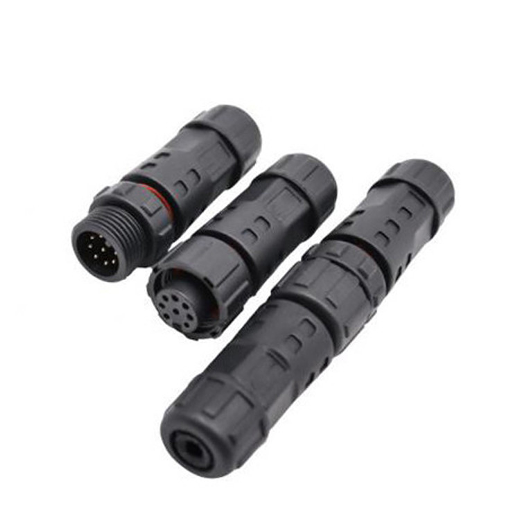 Fabryka Mini M12 8 Pin okrągły złącze wtyczki wodoodporne Industrial IP67 Mężczyzna / Kobieta