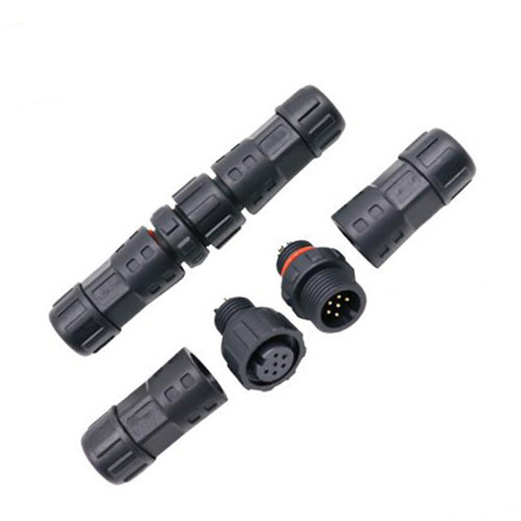 Fabryka Mini M12 8 Pin okrągły złącze wtyczki wodoodporne Industrial IP67 Mężczyzna / Kobieta