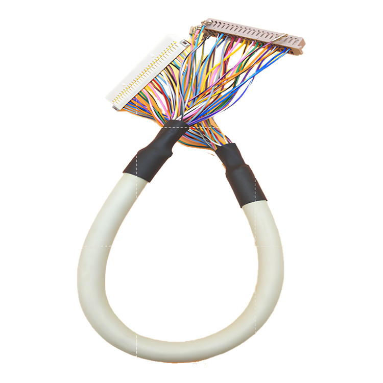 Konwerter Led Lcd Montaż kabli Rainbow LVDS  30-pinowy wtyk na 40-pinowy DF13-40DP